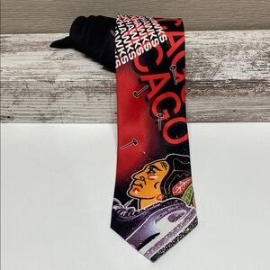 Ralph Marlin NHL Chicago Blackhawks Graphic Tie 1994
Vintage